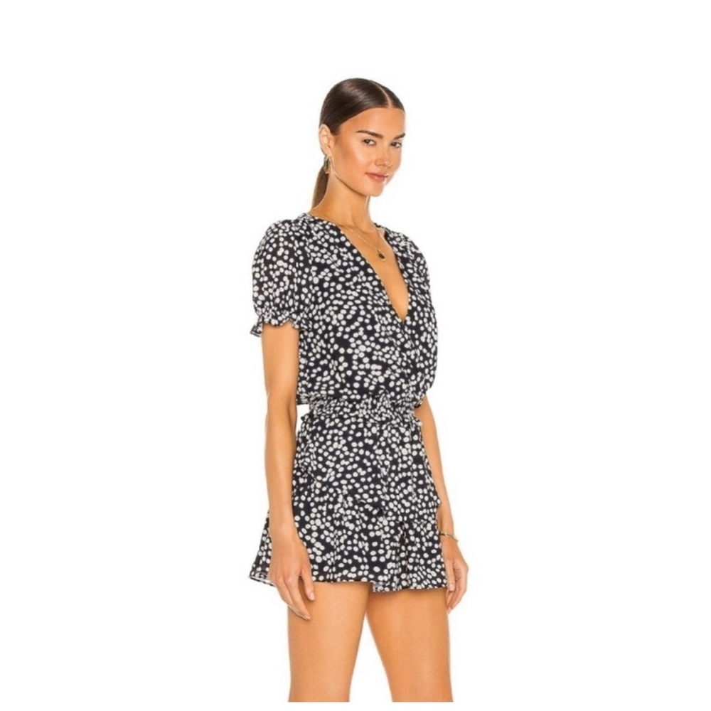 Amanda Uprichard Black and White Mini Dress